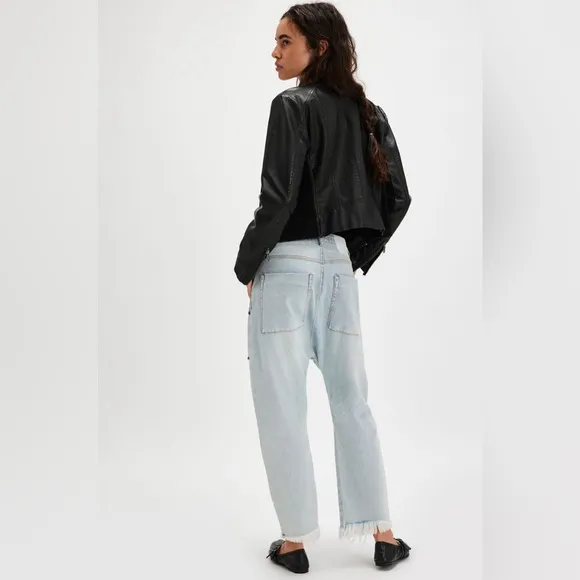 NWT One Teaspoon Studded Sinners DroppedBoyfriend Jeans Sz 25