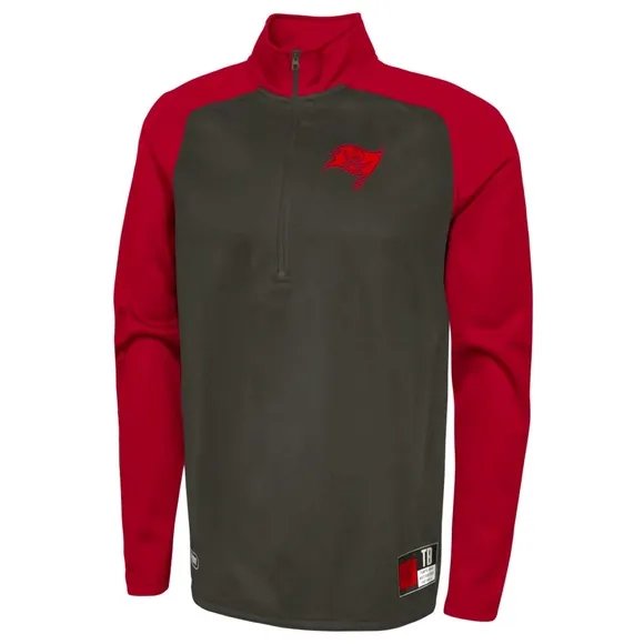 NWT [Outerstuff] Tampa Bay Buccaneers NFL Performance 1/4 Zip Pullover Men’s XL