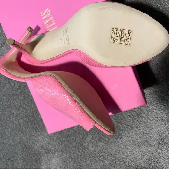 NWT Pink Paris Texas Mules