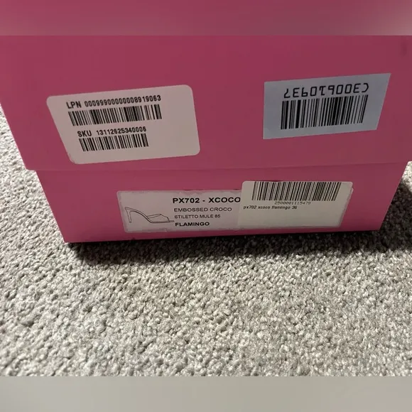 NWT Pink Paris Texas Mules