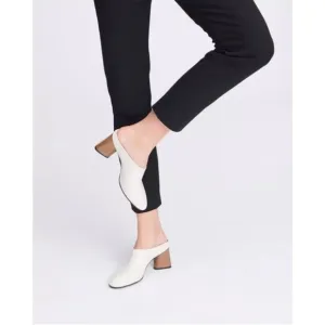 NWT rag &amp; bone Fei Heel Mules in Antique White Retail $425 Size 9