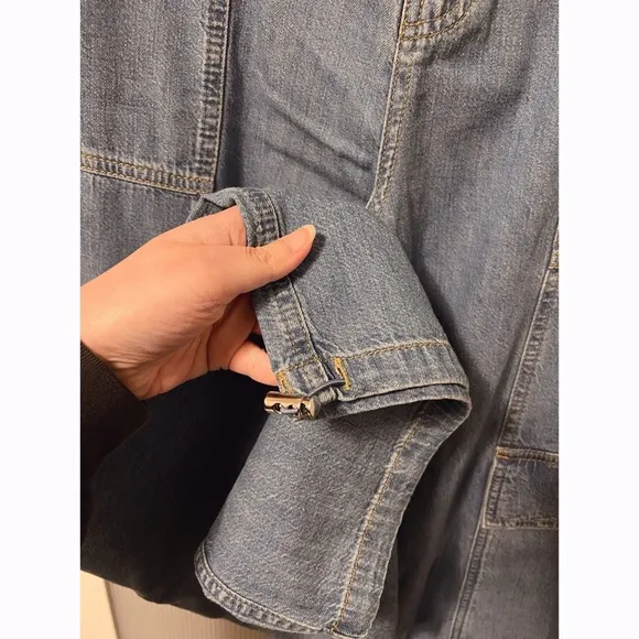 NWT SIMKHAI Calista Cargo Denim Pants Wide Leg Baggy Jeans Size M Revolve Y2K