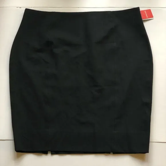 NWT Spanx Classic Black Pencil Skirt In Ponte Size 3X