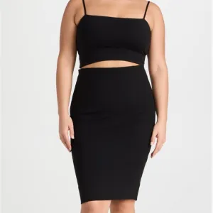 NWT Spanx Classic Black Pencil Skirt In Ponte Size 3X