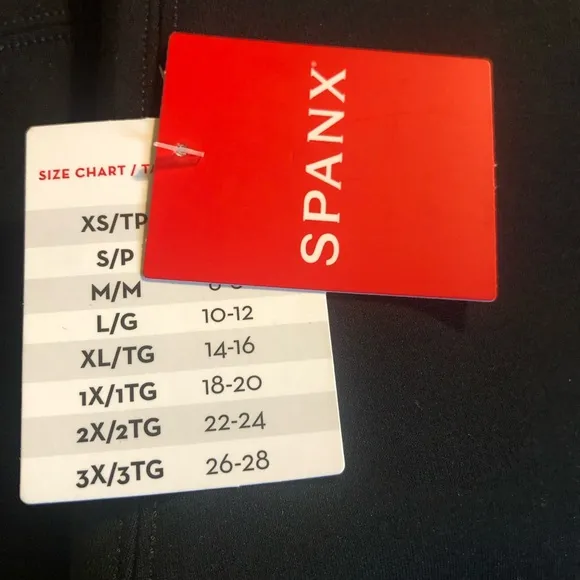 NWT Spanx Classic Black Pencil Skirt In Ponte Size 3X