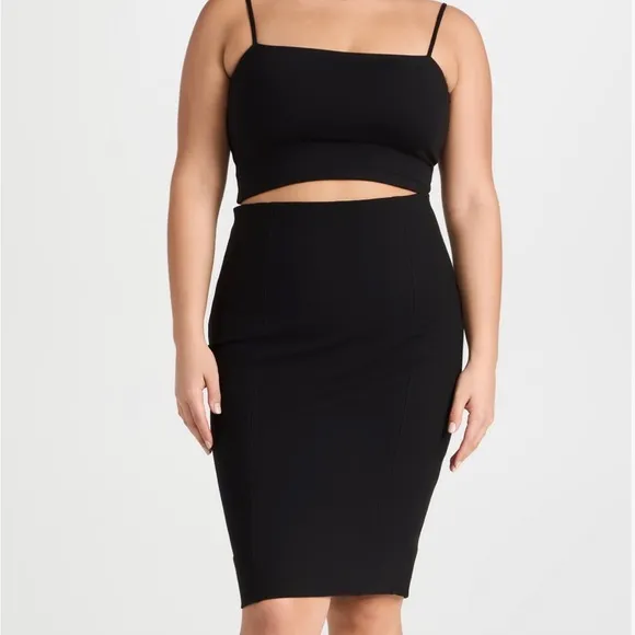 NWT Spanx Classic Black Pencil Skirt In Ponte Size 3X