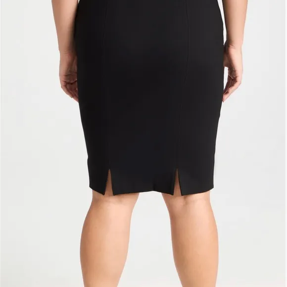 NWT Spanx Classic Black Pencil Skirt In Ponte Size 3X