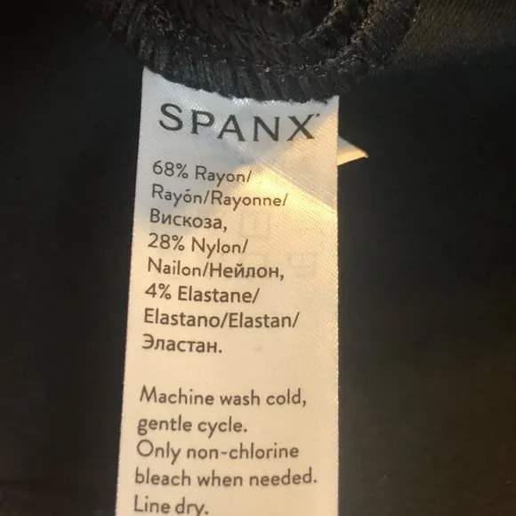 NWT Spanx Classic Black Pencil Skirt In Ponte Size 3X