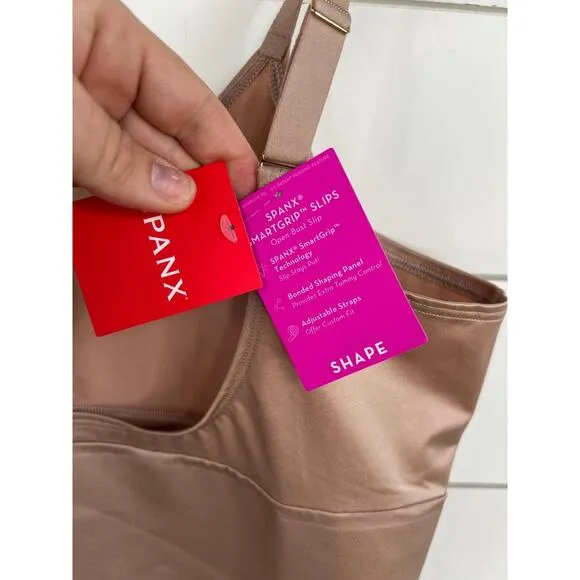 NWT Spanx Nude Open Bust Full Slip Adjustable Straps Body Shaping Size 2X