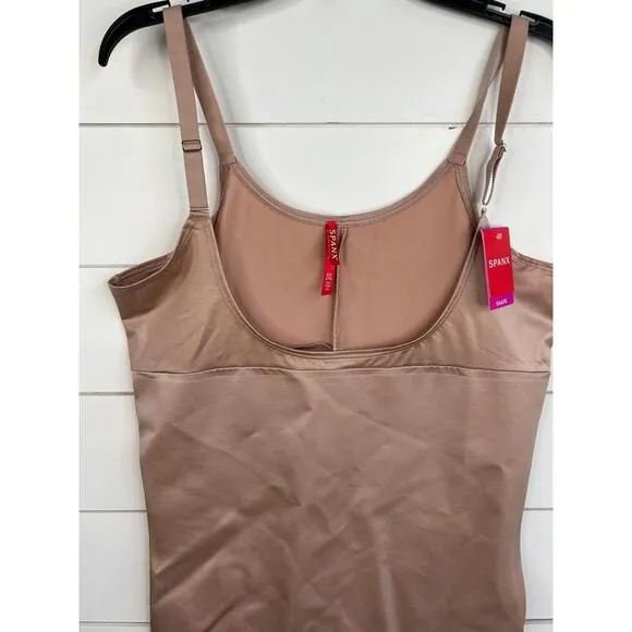 NWT Spanx Nude Open Bust Full Slip Adjustable Straps Body Shaping Size 2X