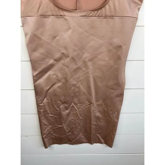NWT Spanx Nude Open Bust Full Slip Adjustable Straps Body Shaping Size 2X