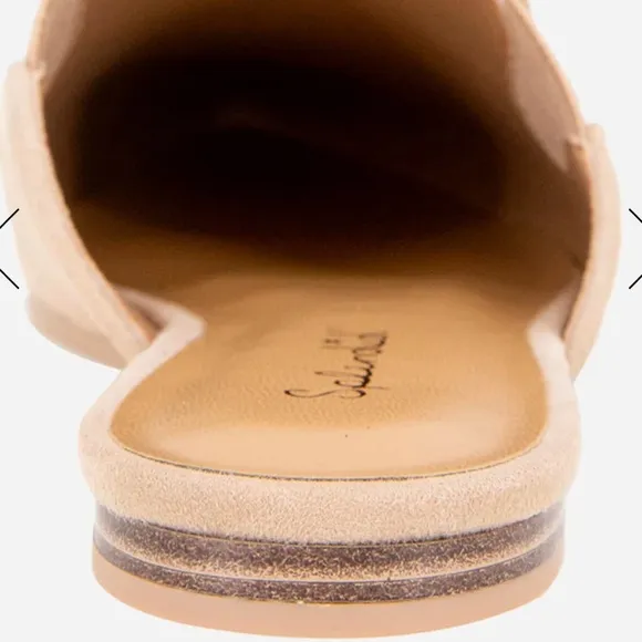 NWT Splendid Suede Slip-On Mules