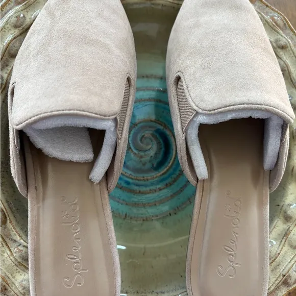 NWT Splendid Suede Slip-On Mules