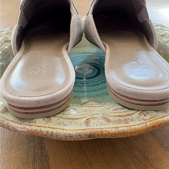 NWT Splendid Suede Slip-On Mules
