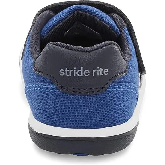 NWT Stride Rite Boy's SR Thompson Sneaker, Blue-Size 9.5 Toddler