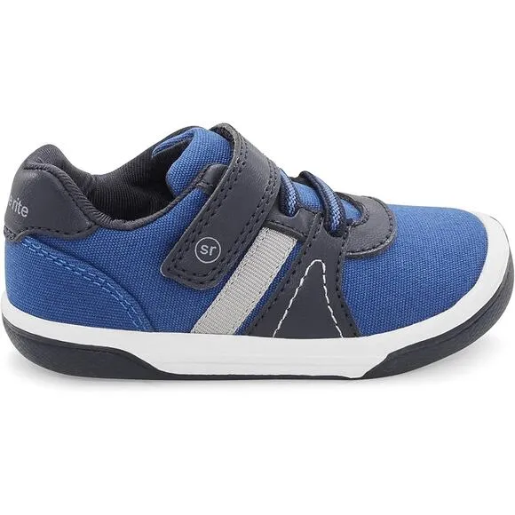 NWT Stride Rite Boy's SR Thompson Sneaker, Blue-Size 9.5 Toddler