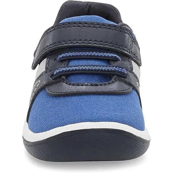 NWT Stride Rite Boy's SR Thompson Sneaker, Blue-Size 9.5 Toddler