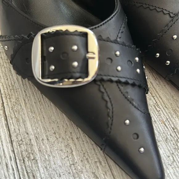NWT Tony Bianco Sadie Black Como Heels (no box)