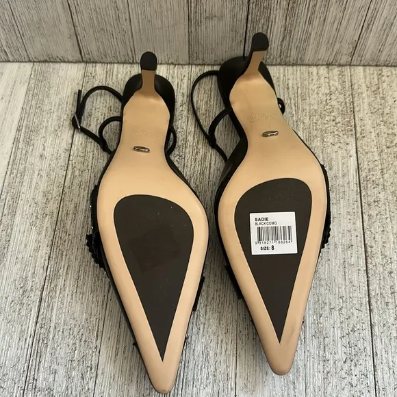 NWT Tony Bianco Sadie Black Como Heels (no box)
