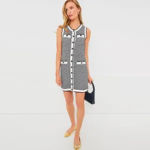 NWT - Tuckernuck - Pomander Place - Navy Stripe Bardot Dress