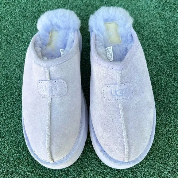 NWT Ugg Discoquette Genuine Shearling Slide Slipper Purple 7