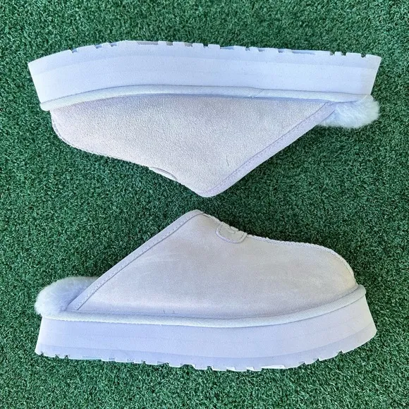 NWT Ugg Discoquette Genuine Shearling Slide Slipper Purple 7