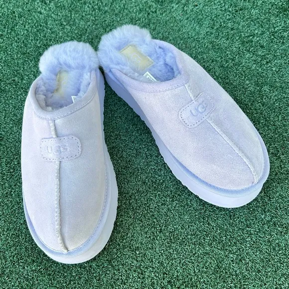 NWT Ugg Discoquette Genuine Shearling Slide Slipper Purple 7