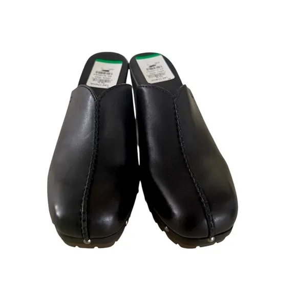 NWT UGG Judi Women's Black Leather Clogs
