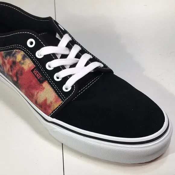 NWT Vans Chukka L Skateboard Shoes in Tie Dye and Black Men’s 10.5