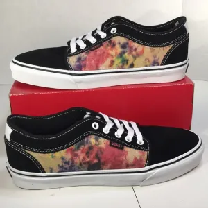 NWT Vans Chukka L Skateboard Shoes in Tie Dye and Black Men’s 10.5