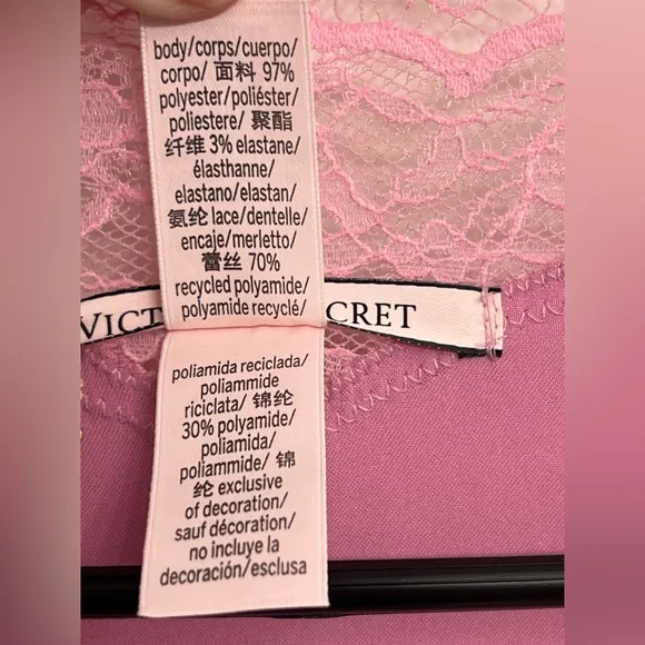 NWT VICTORIA'S SECRET Lace-Trim Satin Set Long Robe Size M/L Nightgown MSRP $190