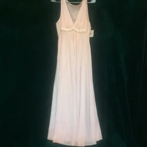 NWT Vintage Sweetheart Pink Long Full Slip Dress Nightgown
