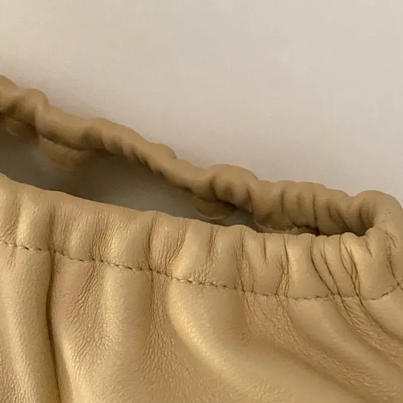 NWT: WANDLER  Mia Leather Nude Cashew Heeled Mules EU 39 Women (US 9 Women)