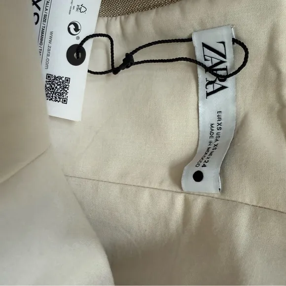 NWT • Zara Asymmetrical Slip MIDI Taupe Dress • XS