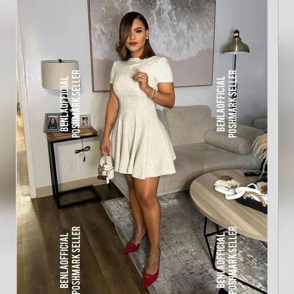 NWT ZARA GODET MINI DRESS ZW COLLECTION