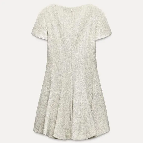 NWT ZARA GODET MINI DRESS ZW COLLECTION