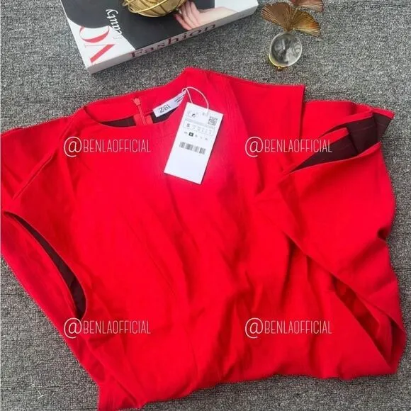 NWT ZARA MINI GODET DRESS ZW COLLECTION