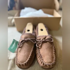 NWT‼️L.L. Bean Brown Loafers Slip-On Moccasin Style