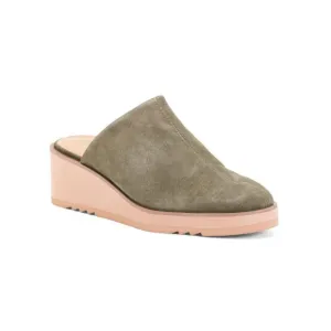 NYDJ Mink Suede Edmond Wedge Mules