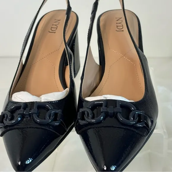 NYDJ Women’s Sanya Slingback Pointed Toe Pump In Black