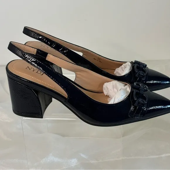NYDJ Women’s Sanya Slingback Pointed Toe Pump In Black