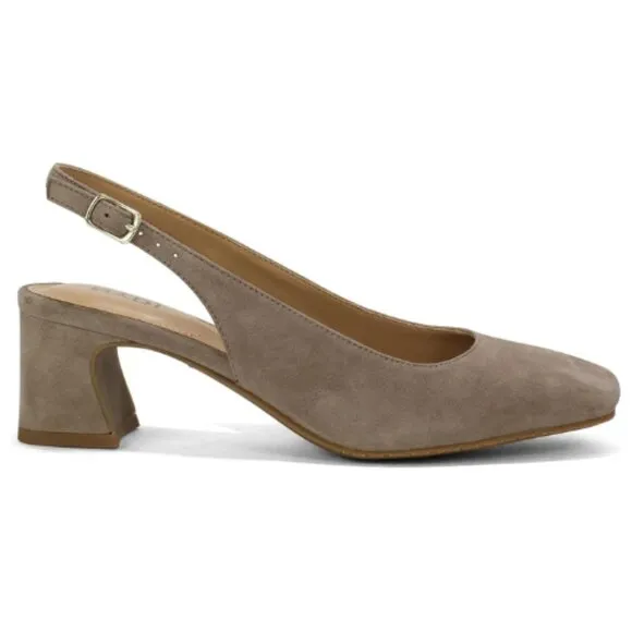 NYDJ Women's Suede Slingbacks Faelynn Size 11 TAUPE