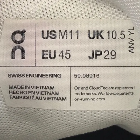 On Cloud 5 Midnight Blue Road Running Shoes 11