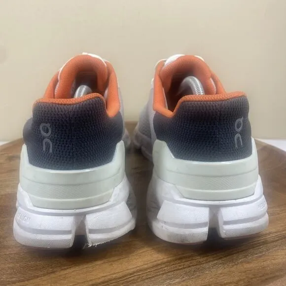 ON Cloud CloudFlyer 2.0 Mens Grey Orange Flame Size 12.5 Athletic Running Shoes