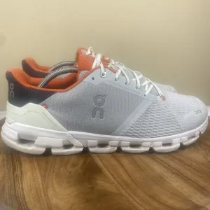 ON Cloud CloudFlyer 2.0 Mens Grey Orange Flame Size 12.5 Athletic Running Shoes