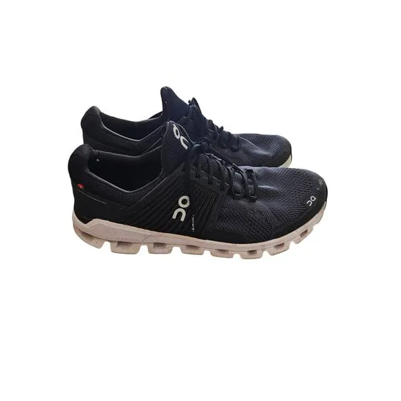 On Cloud Swift Running Shoes Mens Size 13 Black Athletic Trainers Road