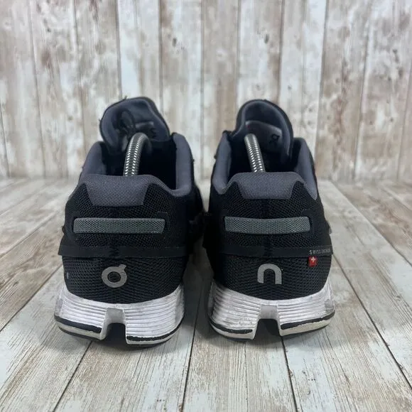 On Cloud Swiss‎ Engineering Performance Running Shoes Athletic Sneakers Black