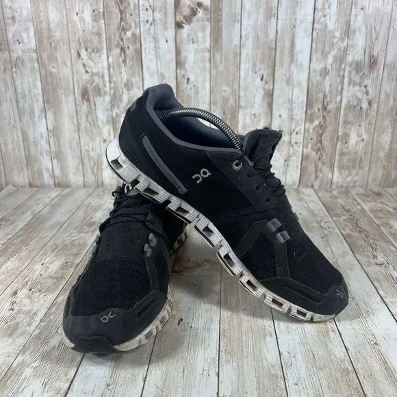 On Cloud Swiss‎ Engineering Performance Running Shoes Athletic Sneakers Black
