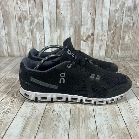 On Cloud Swiss‎ Engineering Performance Running Shoes Athletic Sneakers Black