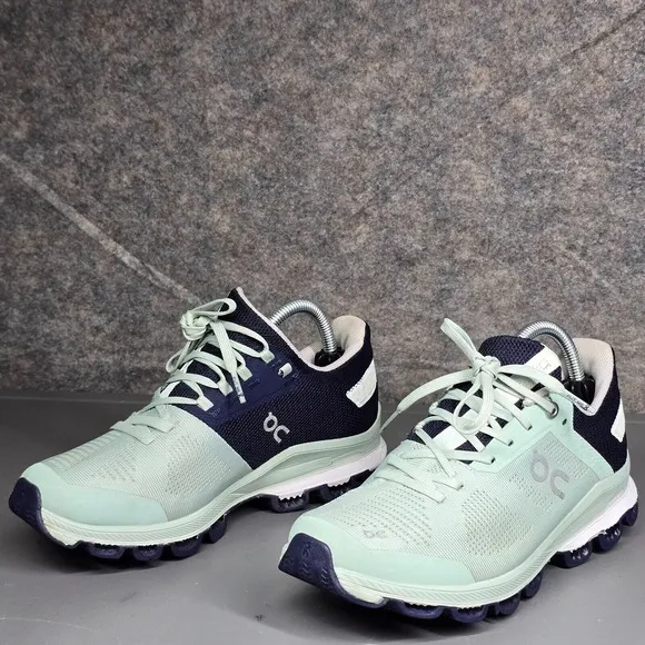 On Cloudsurfer 6‎ Womens 6.5 Running Shoes Sneakers Green Blue